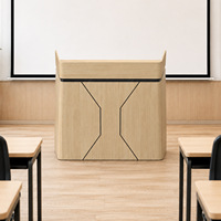 Pupitre multimédia réglable en hauteur, podium de scène, bureau pour enseignants, salle de formation, conférence, construction en acier, simplicité