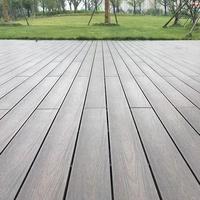 Tarima de Madera Compuesta Europea de Diseño Moderno, Coextruida, Ecológica, Resistente al Agua, para Exteriores, WPC