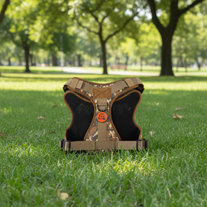 สายรัดอกสุนัขแบบปรับได้ MIDEPET Sport Tactical ป้องกันการดึง สายรัดอกสุนัขแบบเสื้อกั๊ก สะท้อนแสง ทำจากริบบิ้นไนลอนพิมพ์ลาย ผลิตจากโพลีเอสเตอร์ที่ทนทาน - Product Image 1