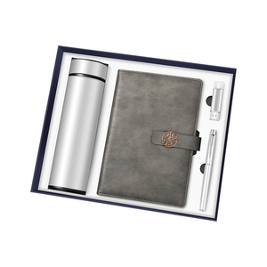 Kỳ nghỉ biểu tượng tùy chỉnh Quà Tặng PU máy tính xách tay kim loại Bút USB ngân hàng điện phích cốc và bluetooth loa ô tất cả-trong-một Bộ quà tặng - Product Image 4