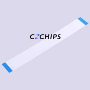 JS10A-24P-200-4-8 FFC Cable (Flexible Flat Cable) P=1mm Connector 24P 1mm 0.3mm Non-Inverting - Product Image 2