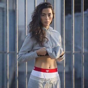 Boxer da Uomo <span class=keywords><strong>di</strong></span> <span class=keywords><strong>Marca</strong></span> alla Moda in Puro Cotone Stile Hip-Hop Taglie Forti a Gamba Lunga <span class=keywords><strong>Intimo</strong></span> Unisex a Vita Bassa Senza Cuciture in Tessuto a Maglia - Product Image 6