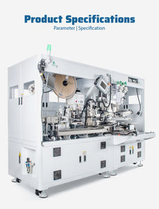 PLC เครื่องทำสายรัดอิเล็กทรอนิกส์ยานยนต์แบบอัตโนมัติเครื่องย้ำหางปลาที่อยู่อาศัย - Product Image 6