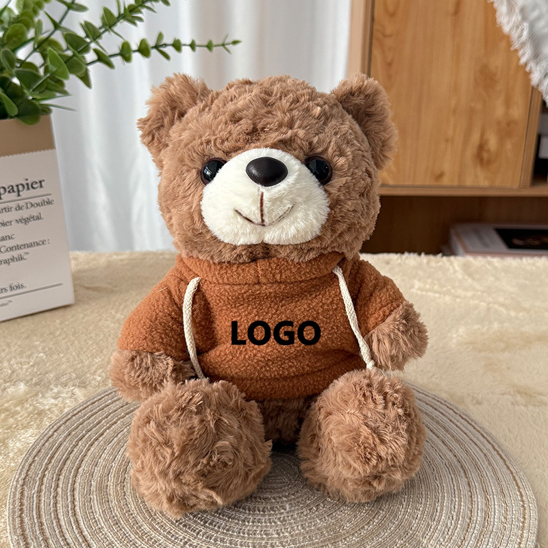 Brown teddy bear-curry sweatshirt