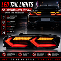 Feux arrière LED complets JC Upgrade en gros, 2019-2022, avec clignotants, pour Chevrolet Camaro, montage Plug and Play