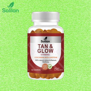 Solilan özel Logo sakızlı vitaminleri yetişkin cilt sağlığı için doğal çok <span class=keywords><strong>vitamin</strong></span> C D Beta karoten Anti güneşsiz öz bronzlaşma kızdırma - Product Image 1