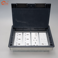 Boîte de sortie de prise de sol multifonctionnelle de haute qualité avec prise USB multifonctionnelle intégrée en matériau étanche ABS