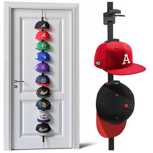 Étagère murale pliable réglable en <span class=keywords><strong>tissu</strong></span> pour l'affichage et le rangement de chapeaux à domicile - Product Image 1