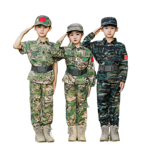 Kostum kamuflase anak-anak dan dewasa, kostum Cosplay karir, seragam kamuflase hijau, kostum anak-anak dan dewasa - Product Image 1