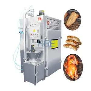 Industrial Fish Smoke Machine Chicken Smoking Oven Meat Sausage Smoke House For Meat Factory