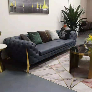 Fabrik maßge schneiderte Wohnzimmer möbel Samt Stoff <span class=keywords><strong>Sex</strong></span> Luxus moderne Designs Schnitts ofa Set - Product Image 3