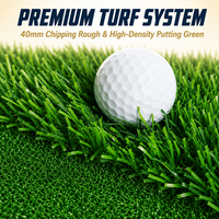 Tapis d'entraînement de golf, mini-green de golf, green de putting simulé 200*400