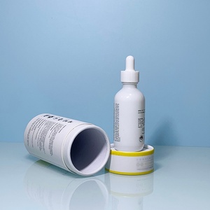 Customized 2oz 60ml 120ml 4 oz White Cosmetics <b>Empty</b> Essential Oil Face Serum Glass Dropper Bottles with Paper <b>Box</b> - Product Image 2