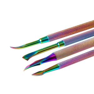 ציפורניים <span class=keywords><strong>cuticle</strong></span> ערכות קשת לציפורן קשת לציפורן טיפוח יופי כלי נירוסטה קשת ציפורניים - Product Image 6