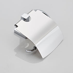 YUNDOOM – support mural rond en <span class=keywords><strong>papier</strong></span>, marbre Bano Banheiro chromé, porte-serviettes à main - Product Image 4