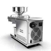 Presse à huile de coco automatique en acier inoxydable, pressage à froid et à chaud, pour les petites entreprises, avec huile d'arachide