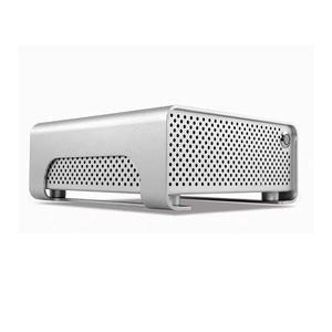 Zimmer Mini-Itx Computer Case Aluminum Alloy Laser Cut Perforated Design For Pc Build - Product Image 1