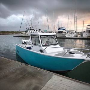 Bateaux de pêche en aluminium de loisirs familiaux à <span class=keywords><strong>cabine</strong></span> centrale de 7.5m 25ft à vendre - Product Image 2