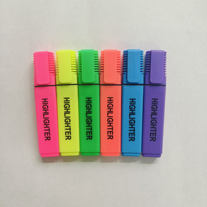 6 Colors Aesthetic Fluorescent Highlighters Chisel Tip Highlighters Quick <strong>Dry</strong> Markers for Study <strong>Office</strong> School - Product Image 3