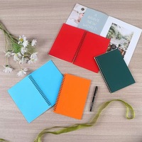 Cahiers personnalisés A5 en papier kraft, couverture souple, colorés, reliure spirale, papier offset, impression numérique, cahier d'exercices