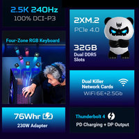 Pour ordinateur portable de jeu Predator Helios Neo 16 Intel Core I9 RTX 5070 Ti 16 pouces 2.5K OLED 32 Go DDR5 1 To SSD 240 Hz