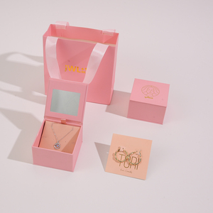 Custom Logo Fashion Jewelry <b>Mirror</b> Box & Cardboard Packaging | Luxury Gift Set <b>Boxes</b> with Pouches for Necklaces & Rings - Product Image 5