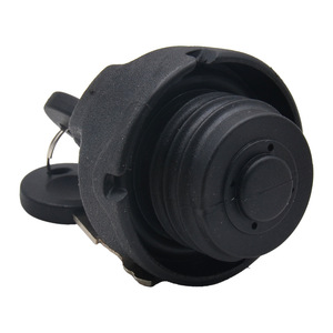 Bouchon de réservoir de carburant pour Volkswagen Golf Audi A3 Volvo 191201551A avec deux clés en plastique noir - Product Image 2
