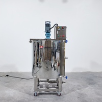 Machine de fabrication de savon combinée de haute qualité 200L, mélangeur homogénéisateur haute vitesse, mélangeur de peinture, machine à cire d'abeille