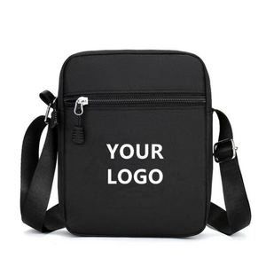 Bolsos cruzados pequeños con logotipo personalizado para hombre y mujer, mini bolsos de hombro y pecho para viajes, deportes, regalos promocionales - Product Image 1