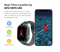 Montre connectée pour enfants LW37 avec écran tactile de 1,44 pouce, carte SIM 4G, SOS, pour garçons et filles, Android IOS, Montre Intelligente Pour Enfants