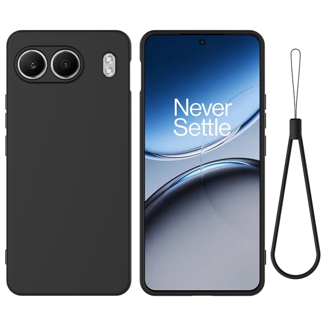 For OnePlus Nord 4 /CE 4 Pure Color Liquid Silicone Shockproof Phone Case
