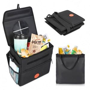 Échantillon gratuit Poubelle de voiture imperméable Anti-fuite Organisateur de voiture Sac à ordures Poubelle de voiture imperméable avec couvercle - Product Image 2