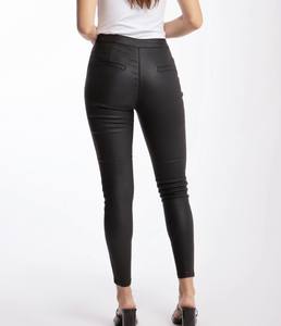 Yinope 2026 – Jean en denim <span class=keywords><strong>noir</strong></span> ciré coupe skinny pour <span class=keywords><strong>femme</strong></span>, en coton de haute qualité, élasticité quadridirectionnelle, style Amérique/Mexique - Product Image 2