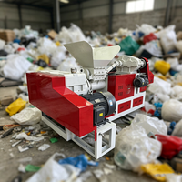 Machine de granulation de plastique recyclé à vis simple, haute efficacité, pour le granulage de PP et PE