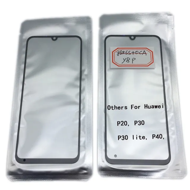 China Supplier Oem Welcomed Front Screen Glass Lens Glass Cover Lens With Oca For Huawei P20 P30 P30 Lite P40