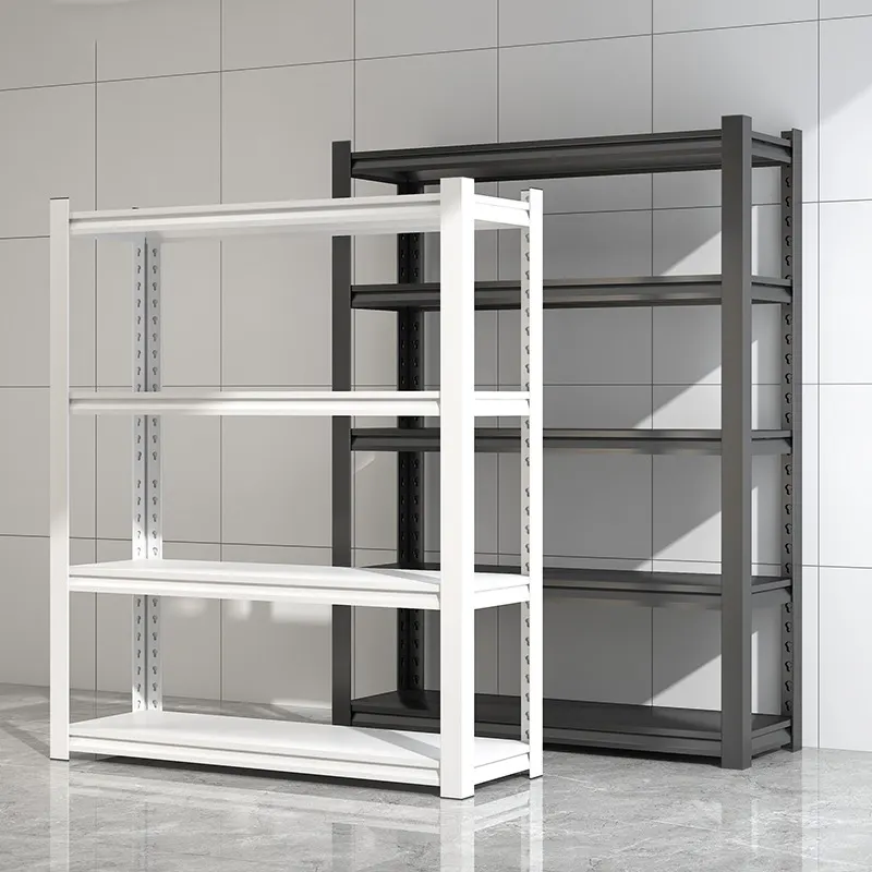 Warehouse Metal Storage Rack with Steel Decking - Ideal for Kitchen & Home Organization
