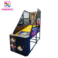 Funspace Usine Vente Directe Jeu D'arcade À Monnaie Adulte Intérieur Normal Basketball Machine Autocollant Personnalisable