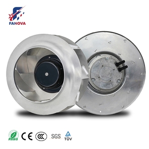 Fanova Chất lượng cao bán buôn ODM OEM 133mm-560mm 230V 380V IP55 EC lạc hậu quạt ly tâm thông gió nông nghiệp 2 năm - Product Image 2