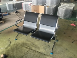 كرسي انتظار معدني للمطار بمقعدين أو ثلاثة أو خمسة مقاعد، أثاث غرفة الانتظار - Product Image 6