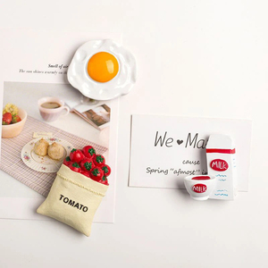 Simulation Food Fridge Magnets Refrigerator Magnetic <b>Stickers</b> Resin Egg Home Decor Nordic Ins Decor Magnets for Refrigerators - Product Image 1