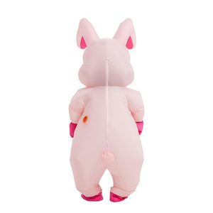 Costume gonflable de lapin rose pour adulte, pour fête, cosplay, festival, célébration, Pâques, costume gonflable intégral - Product Image 3