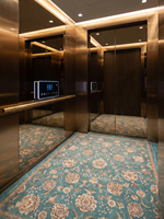 Maßgefertigter Aufzug-Teppich Luxus-Hotel-Lobby Aufzug-Bodenteppich Aufzug-Matte