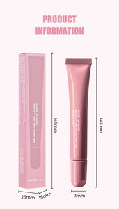 Brillo Labial Pigmentado Hidratante Personalizado al por Mayor, Brillo Labial Vegano de Lujo con Efecto Voluminizador y Purpurina, Bálsamo Labial con Color Resistente al Agua en Tubo - Product Image 6