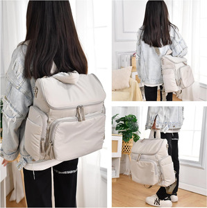 Logotipo personalizado multifuncional mujer <span class=keywords><strong>mamá</strong></span> bebé pañal bolso de hombro mochila Tote Messenger para <span class=keywords><strong>mamá</strong></span> gran capacidad - Product Image 4