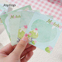 Joytop Blocs-notes adhésifs imperméables à feuilles mobiles, motifs Desserts et Fruits, pour étudiants, design de dessins animés, messages de bureau