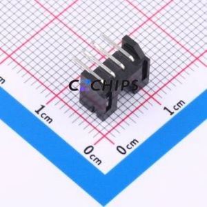 HC-PH-4AWD-B-K-10 Wire-to-Board Pin Header Bent Lead Through Hole,P=2mm Connector 1x4P 2mm Right Angle Insert PH - Product Image 2