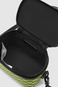 Новый дизайн на заказ модный трендовый стиль шашки из искусственной кожи цветная сумка через плечо Косметическая Портативная сумка 120 мм - Product Image 5