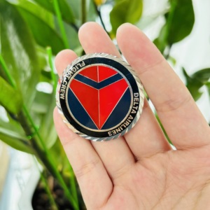 Новые модные высококачественные латунные 3D-монеты из цинкового сплава с двумя боковыми держателями от производителя - Product Image 4