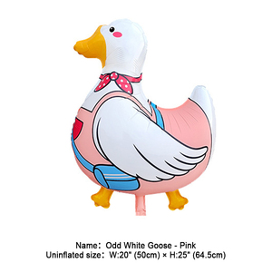 Fournisseur en gros de ballons en aluminium gonflables à l'effigie d'une oie marchant, accessoires de décoration pour baby shower et fêtes d'anniversaire d'enfants - Product Image 2