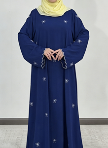 <span class=keywords><strong>Robe</strong></span> musulmane <span class=keywords><strong>halal</strong></span> YXN002 Saudi Hit avec jupe à nœud papillon brodé + couche amincissante - Product Image 2